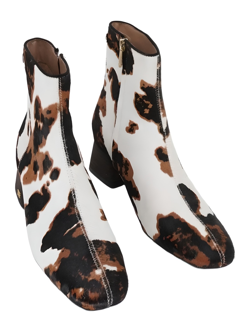 Sam Edelman Womens Paige Dress Booties Brown Multi Cow Size 7.5M
